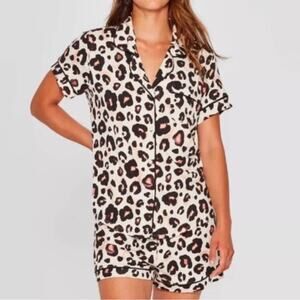 Stars Above Leopard Sleepwear Pajamas 2pc Set
